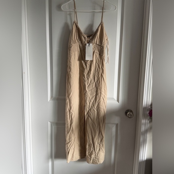 Zara Tan Midi Dress - Picture 10 of 16